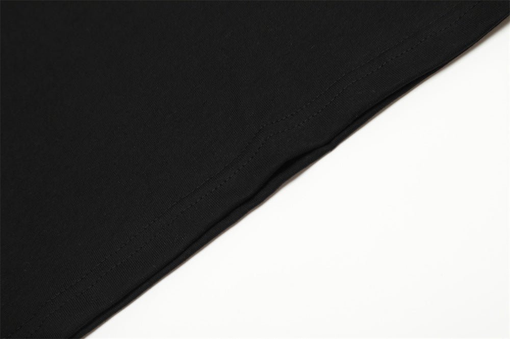 Abstract Printing Cotton Casual Top For Men