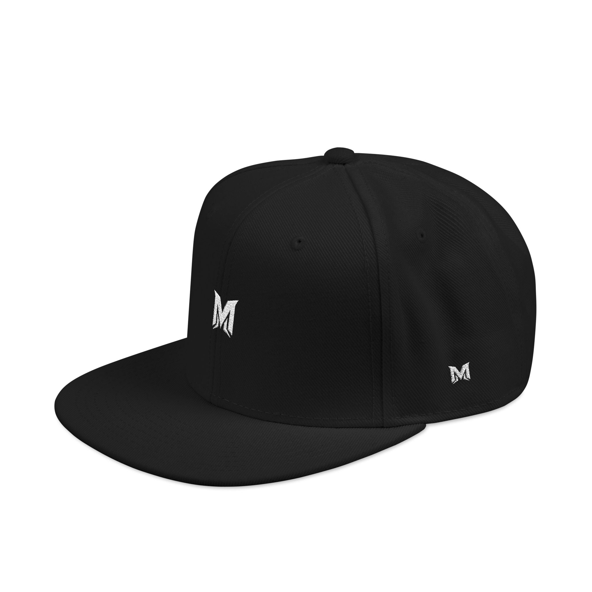 Movanti Embroidered 'M' Snapback Hat – Minimalist Streetwear Cap