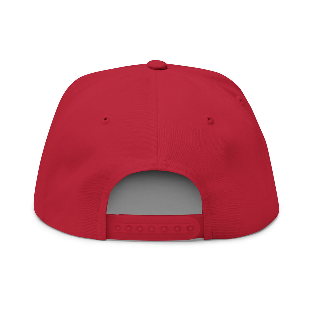 Flat Bill Cap — Embroidered "Movanti" Script Snapback