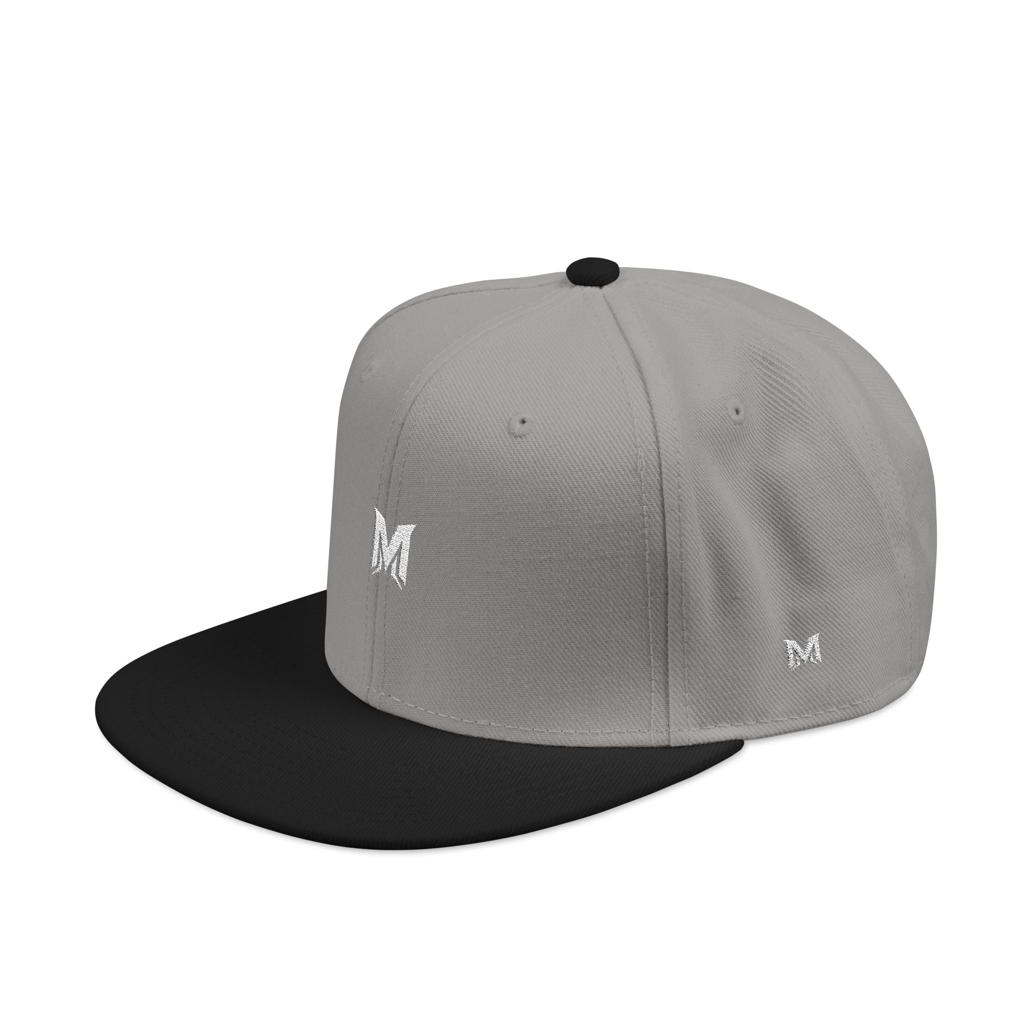 Movanti Embroidered 'M' Snapback Hat – Minimalist Streetwear Cap