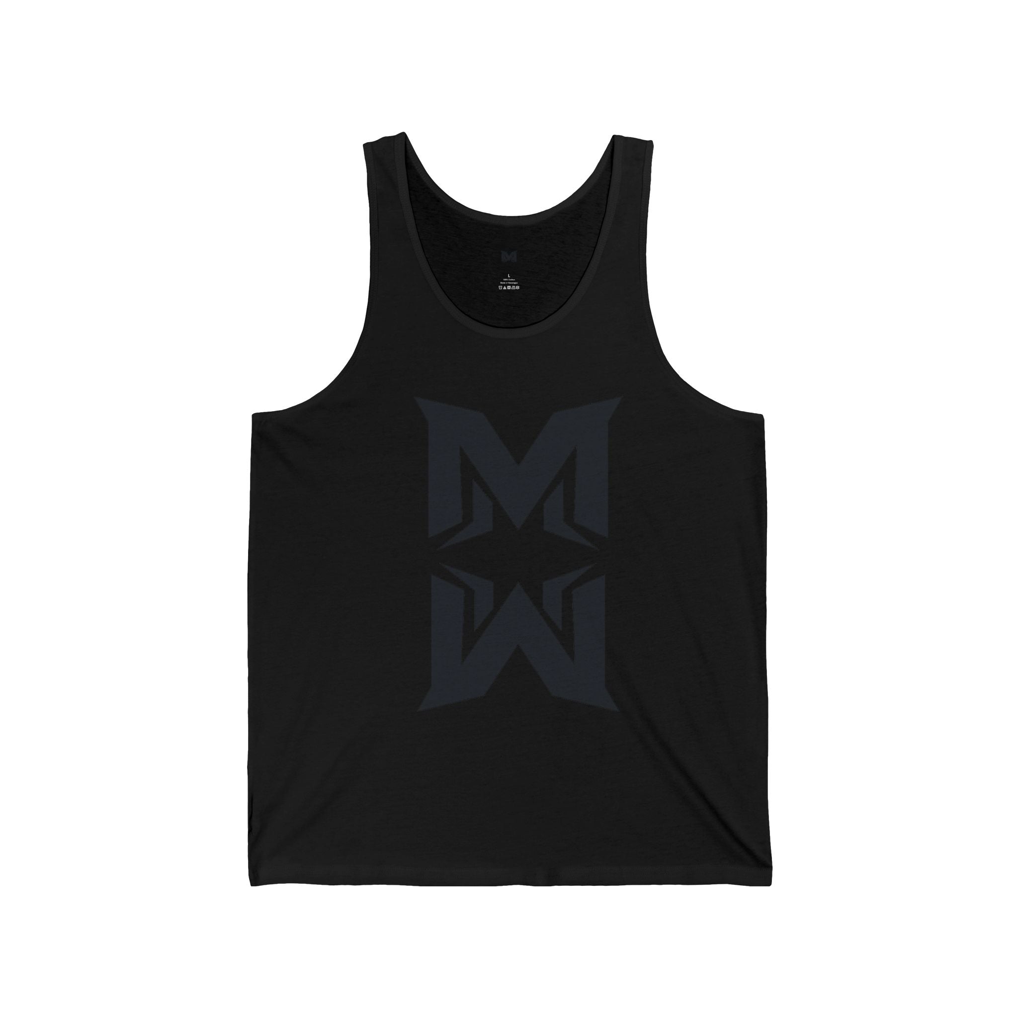 Movanti Star Logo Tank Top – Minimalist Gym & Streetwear Sleeveless Tee