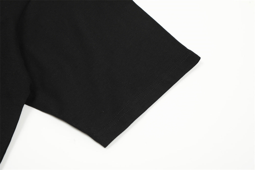 Abstract Printing Cotton Casual Top For Men