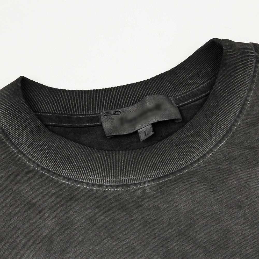 Fashion Tie-dye Gradient Casual Top Men