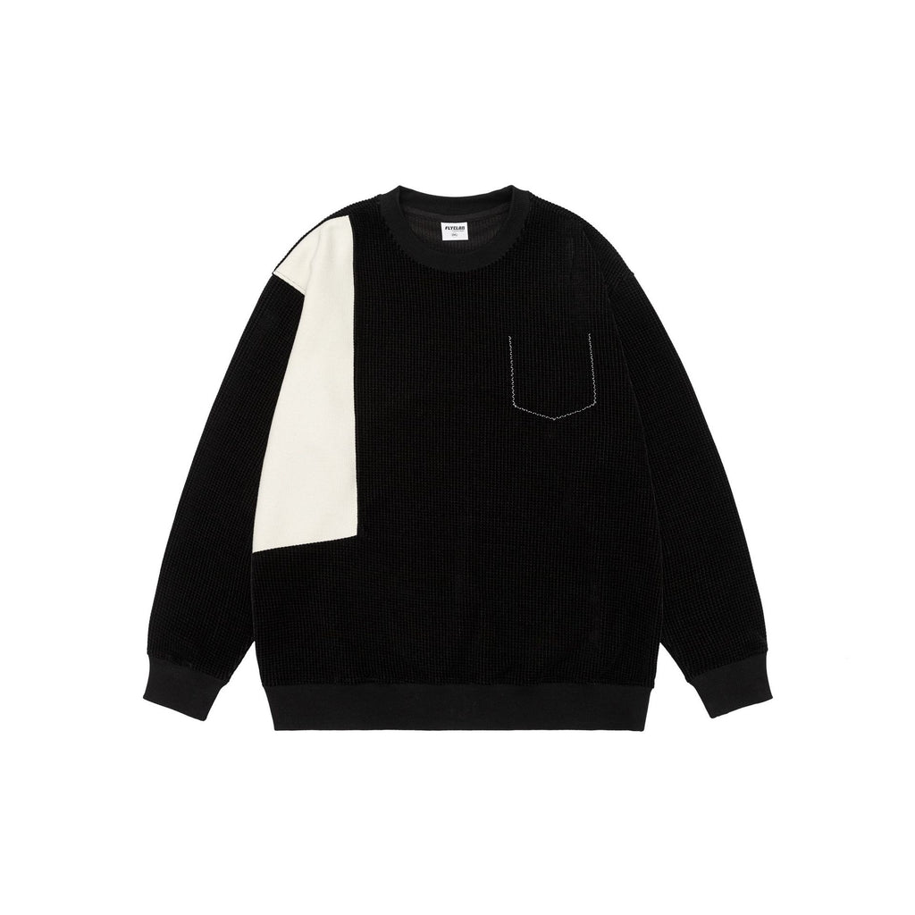 Fashion Waffle Men Loose Casual Top