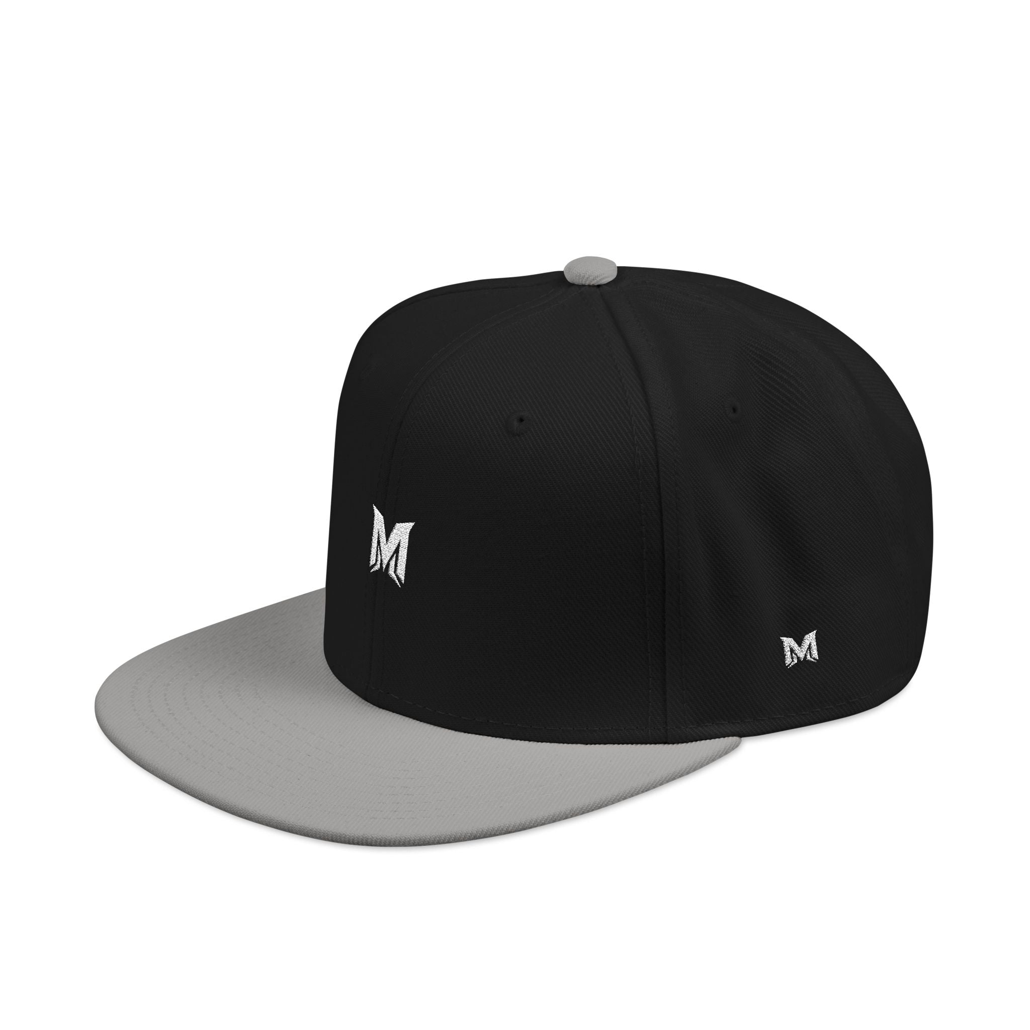 Movanti Embroidered 'M' Snapback Hat – Minimalist Streetwear Cap