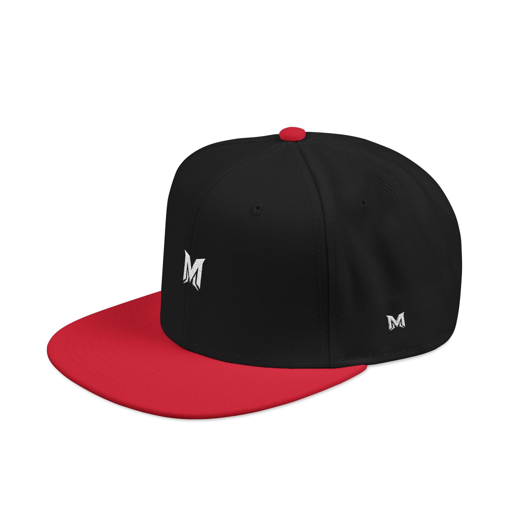 Movanti Embroidered 'M' Snapback Hat – Minimalist Streetwear Cap