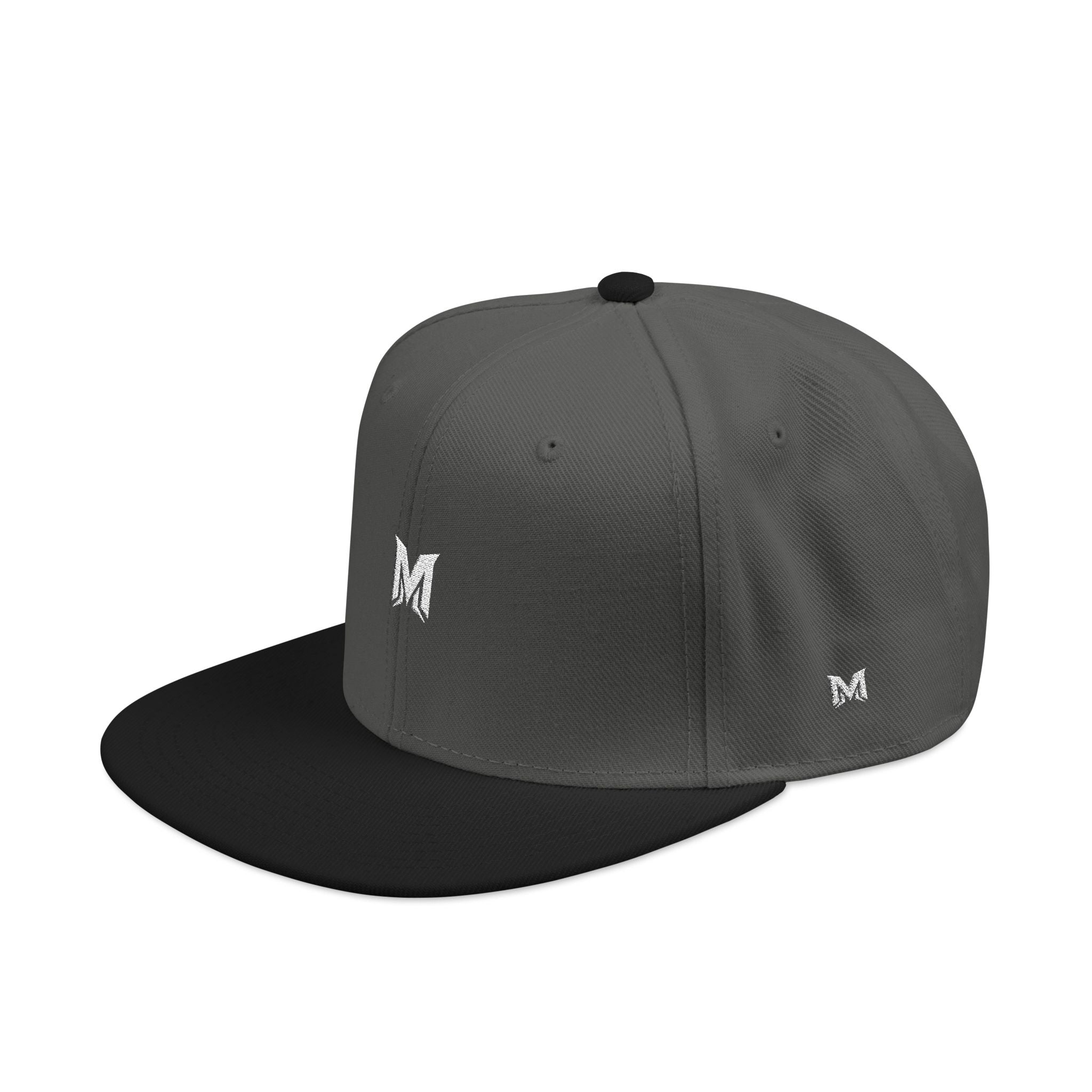 Movanti Embroidered 'M' Snapback Hat – Minimalist Streetwear Cap