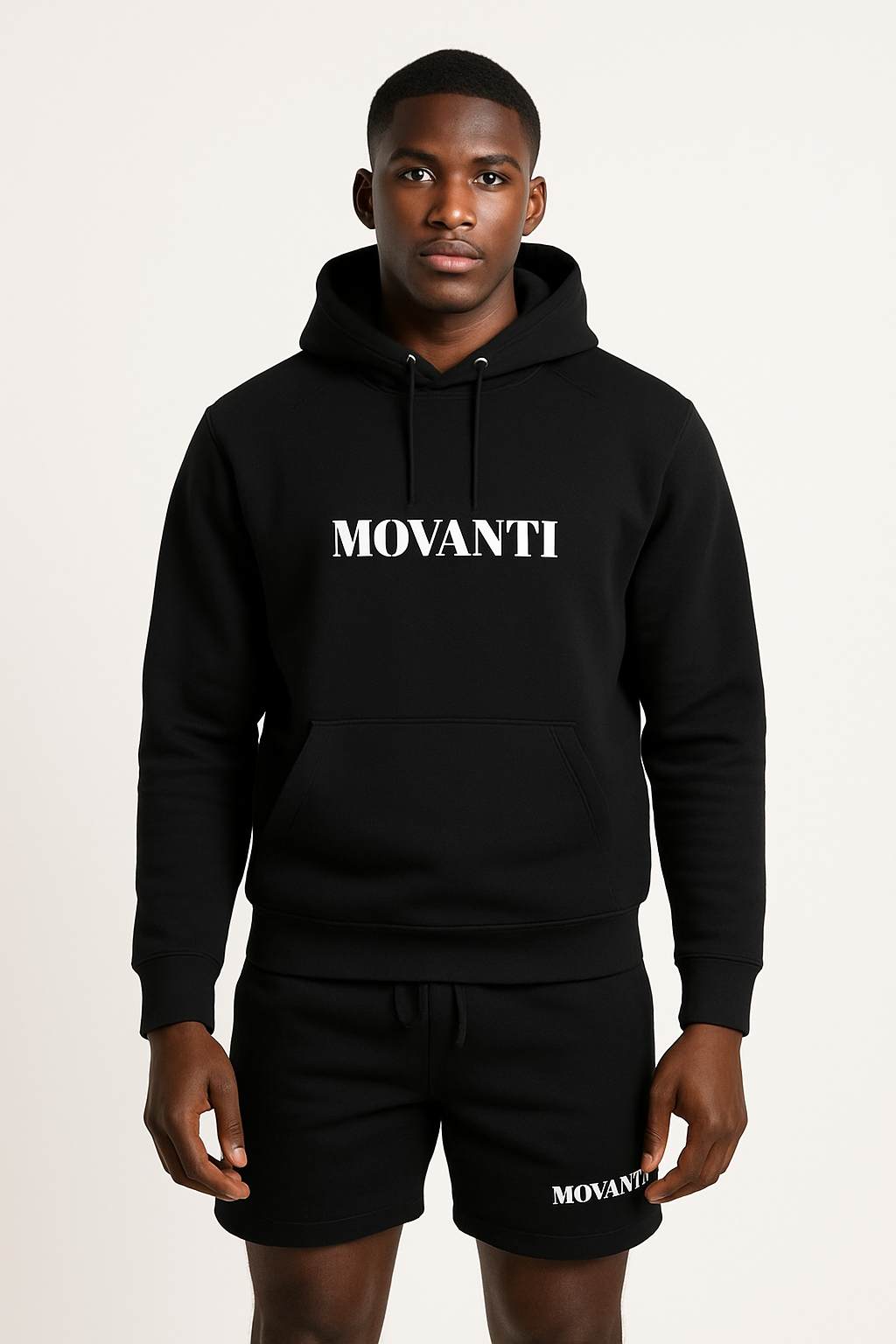 MOVANTI Minimalist Logo Hoodie
