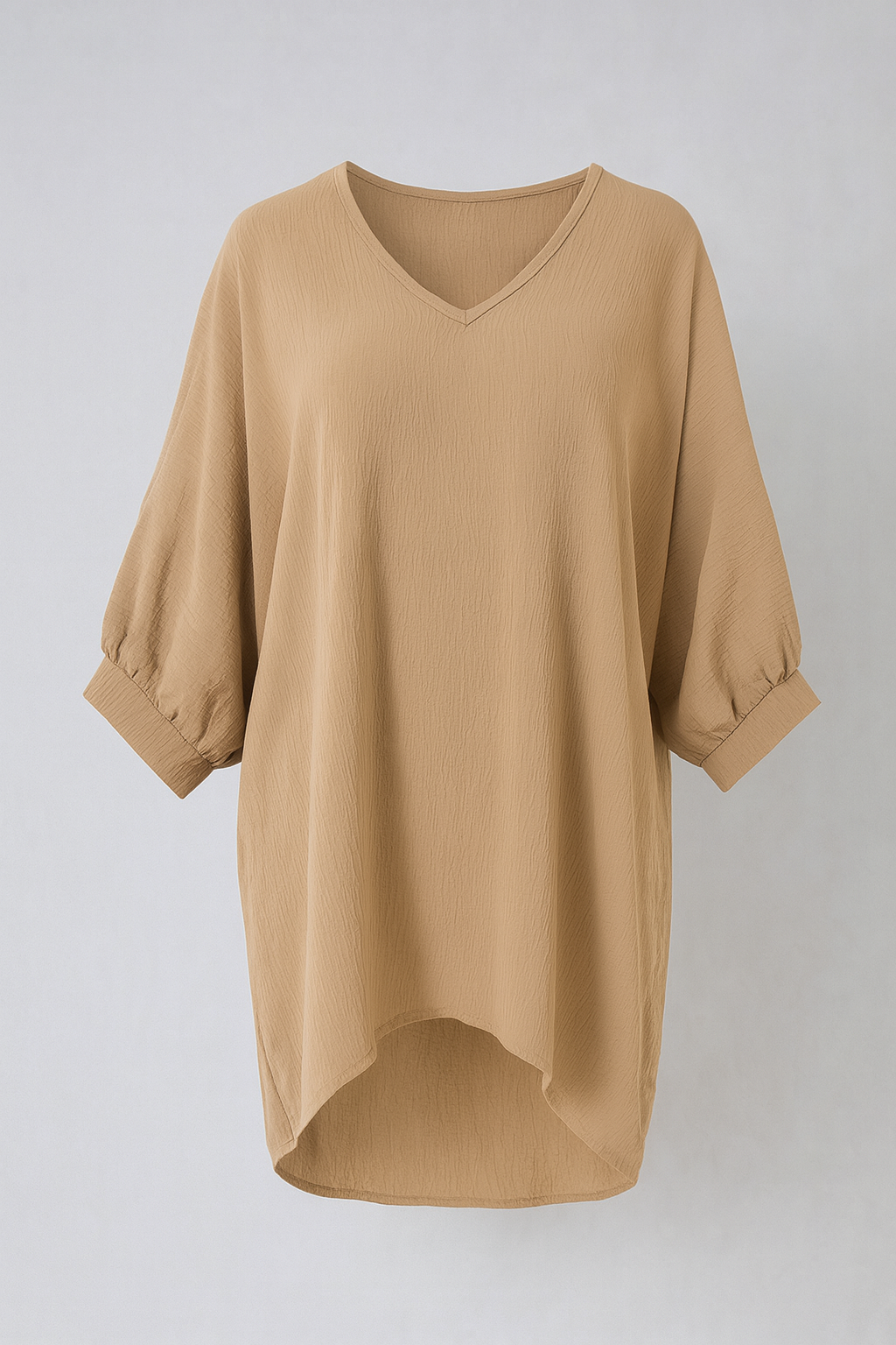 Balloon Sleeve Oversized Top
