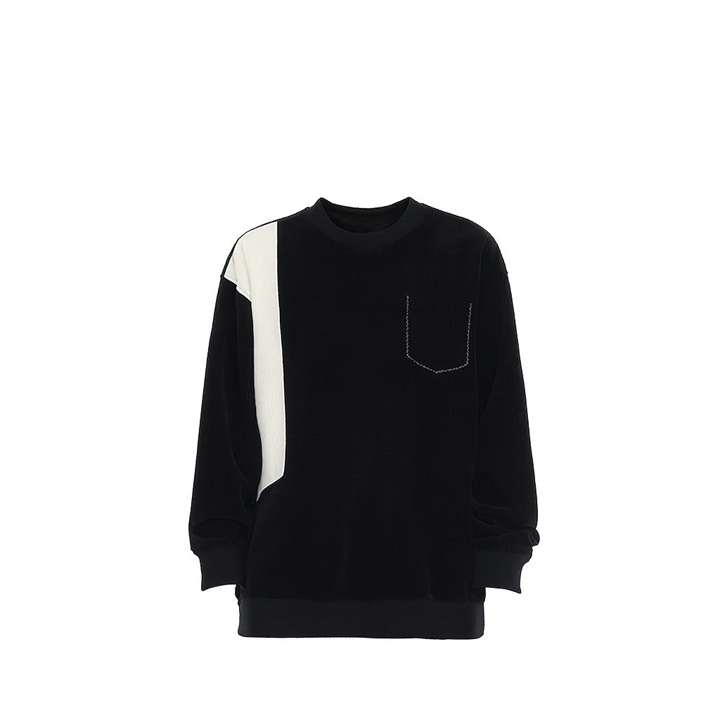 Fashion Waffle Men Loose Casual Top