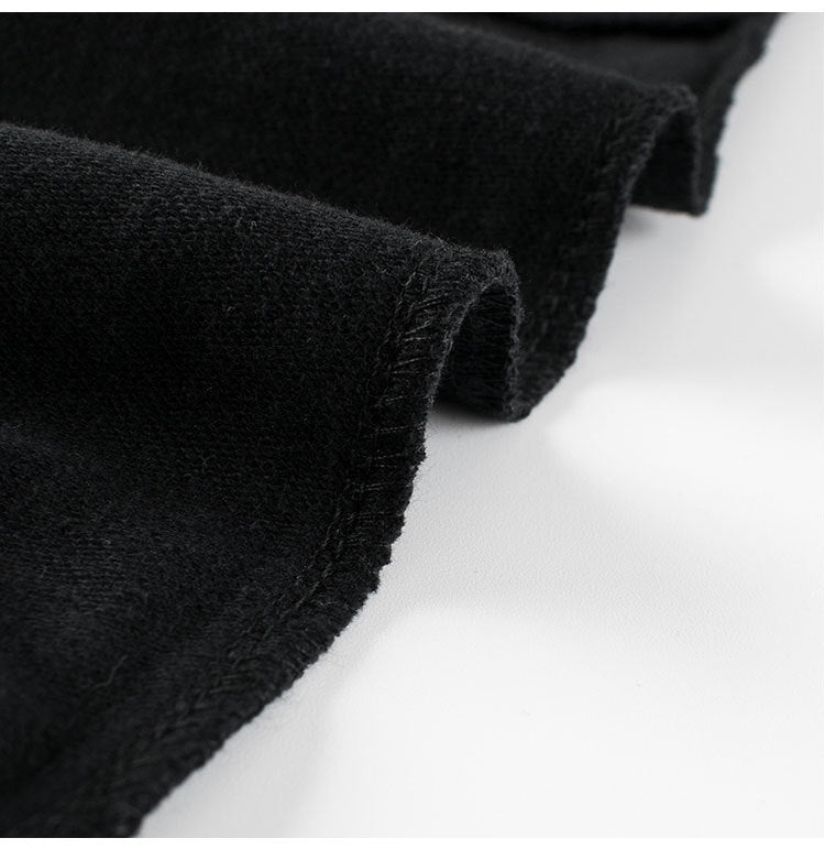 Baby Boys Kids Solid Black White Striped Sports Trousers With Pockets